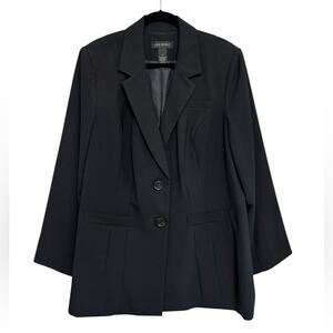 Lane Bryant Single Breasted Blazer in Black - Size 22